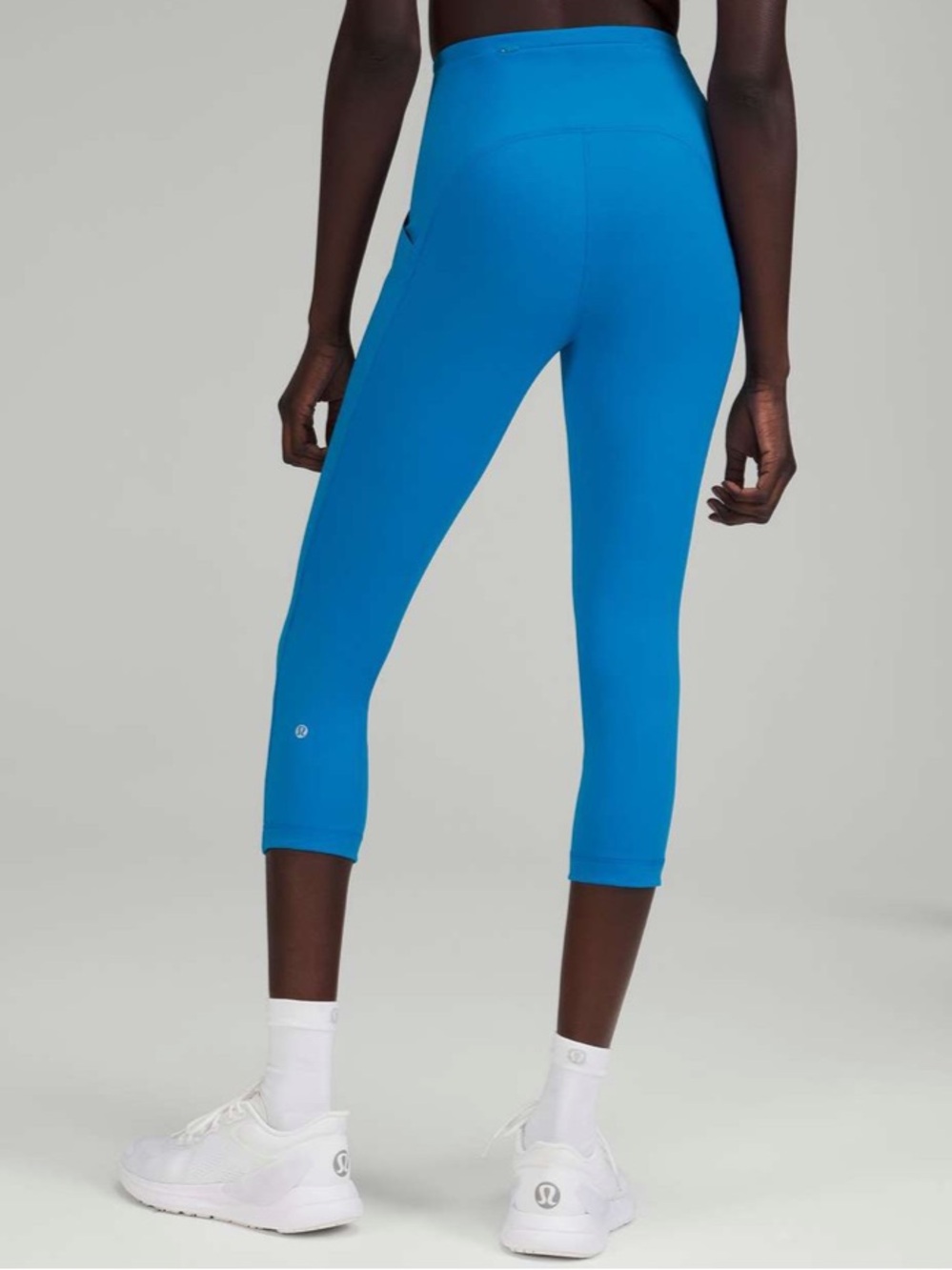 Lululemon Swift Speed High-Rise Crop 21" Blue Poolside Size 4 W6CBKS - Picture 2 of 16